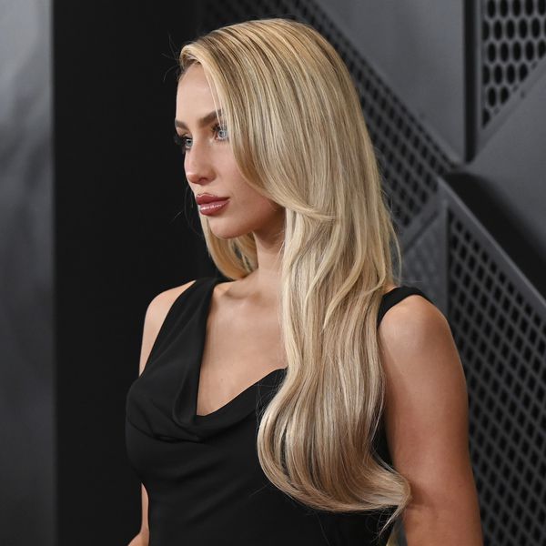 alix earle at 2024 grammy awards wearing bridal-inspired glam