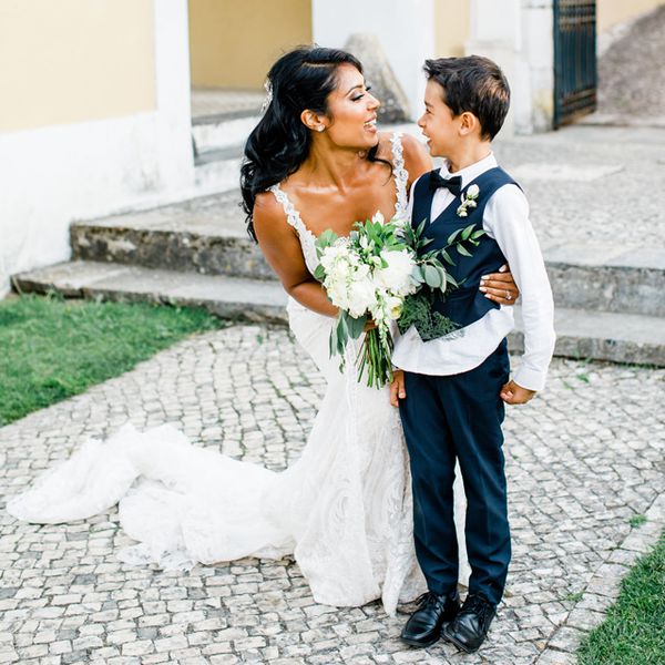 Bride with ring bearer