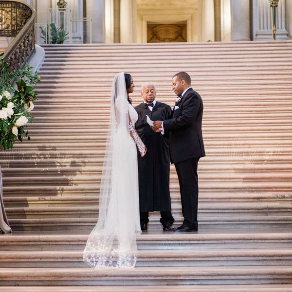 couple at altar
