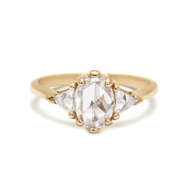 knife edge engagment ring