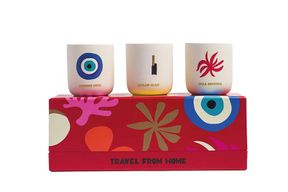 Assouline Travel From Home Mini Scented Candle Set