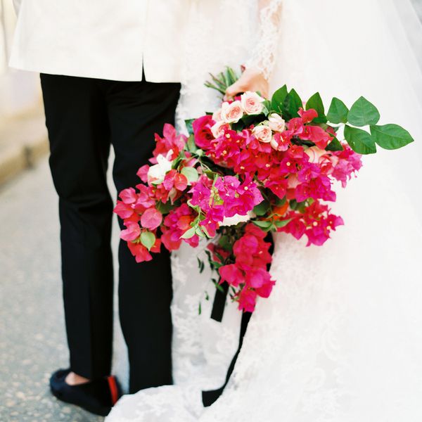 Bougainvillea Wedding Bouquet