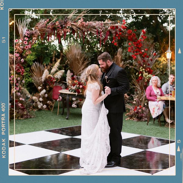 Bride and Groom Dancing at Reception