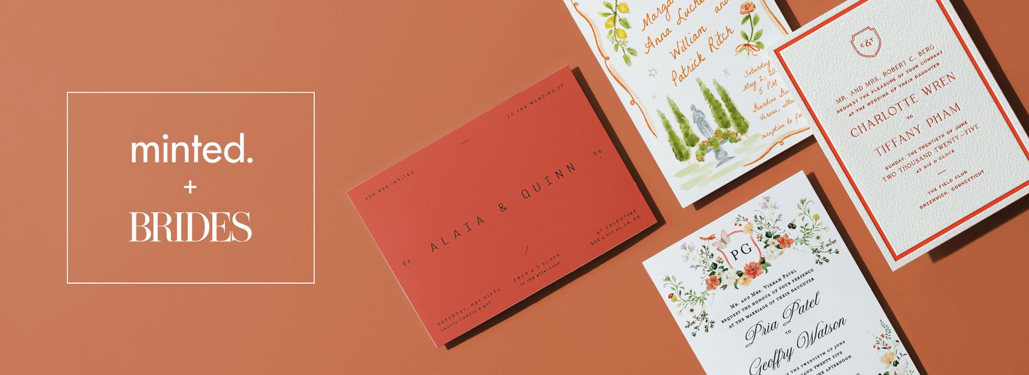 Verona Sunset Themed Wedding Stationary by Minted