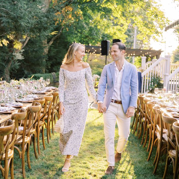 Charlotte and Charlie rehearsal dinner in Connecticut