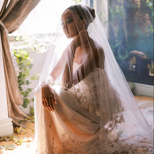 Two Piiece Wedding Dress With Flared Corset and Long Pencil Skirt With Sheer Studded Overlay