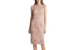 Nordstrom Eliza J Illusion Lace Sheath Dress