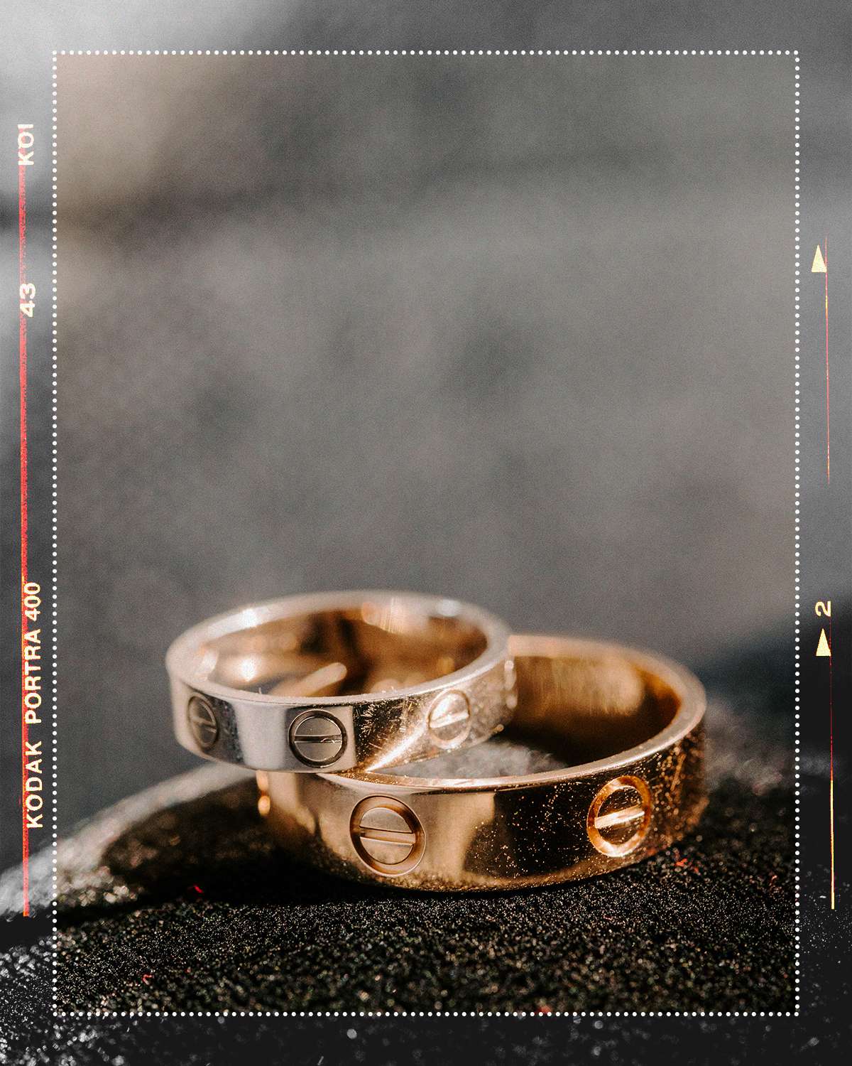 two cartier wedding bands
