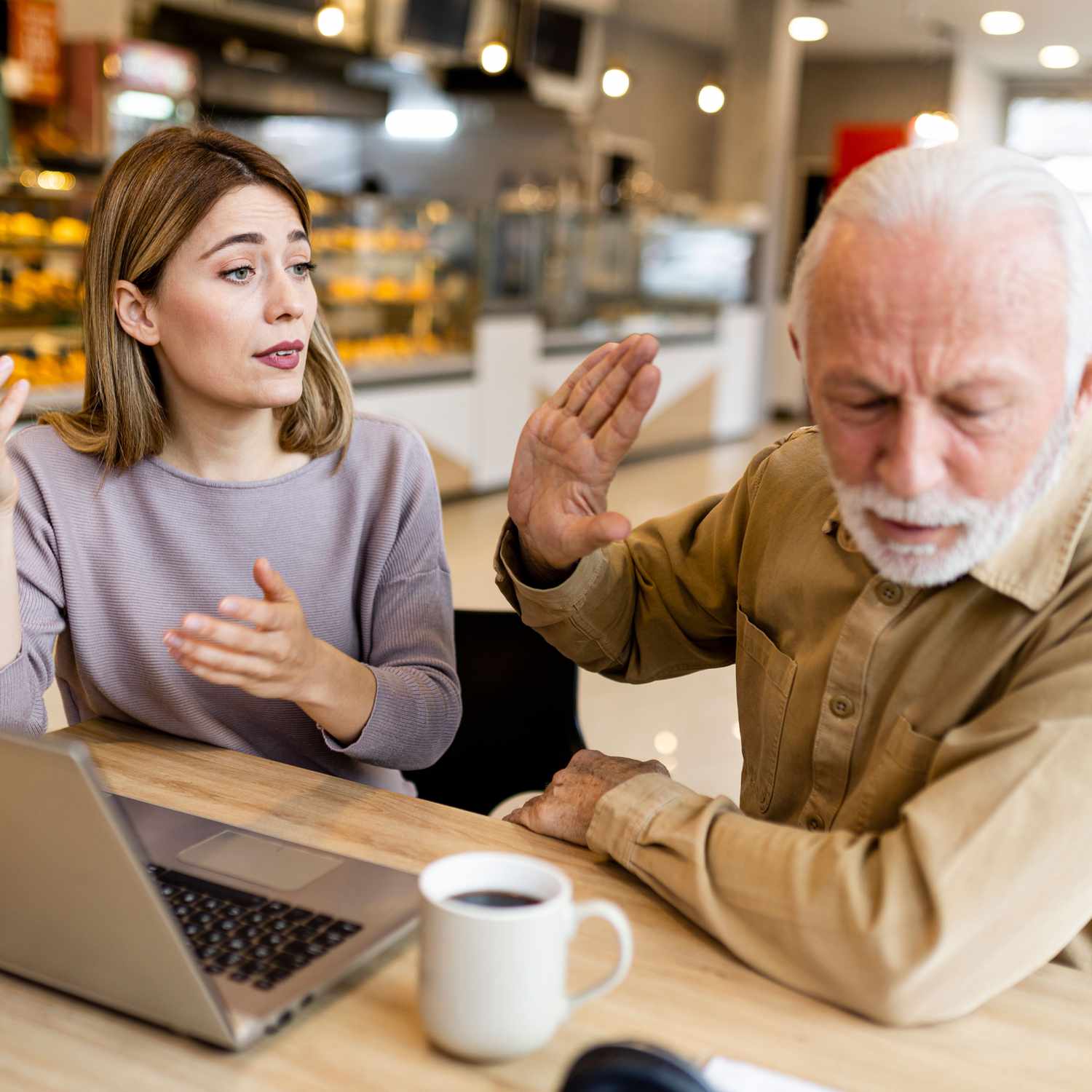Father and Daughter in Argument Over Wedding Planning