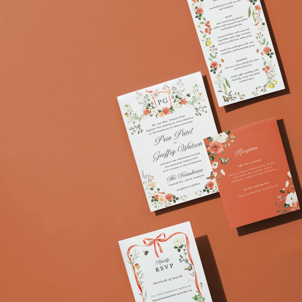 Minted + Brides Wedding Color of the Year 2025