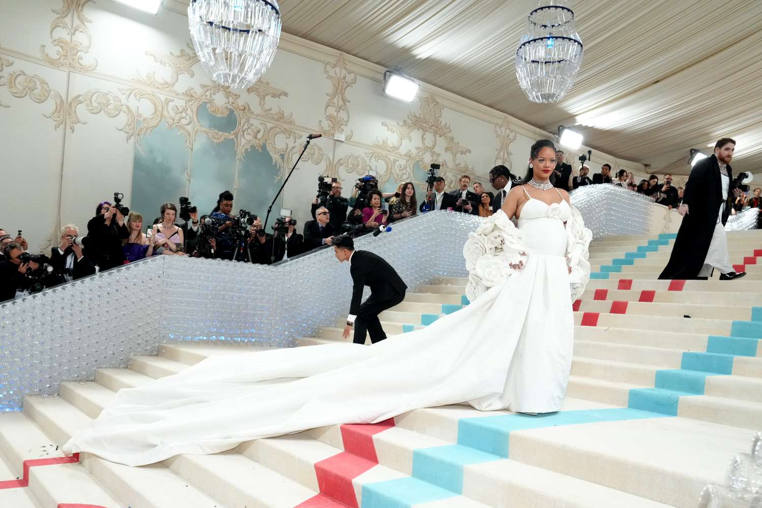 rihanna at the 2023 met gala