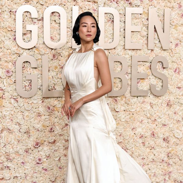 Greta Lee attends the 81st Annual Golden Globe Awards