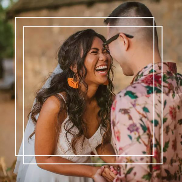 bride laughing