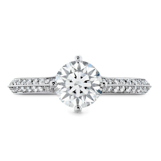 knife edge engagement ring