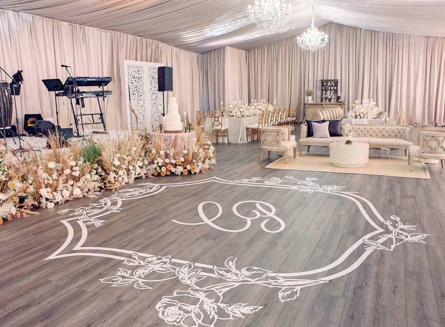 monogram dance floor