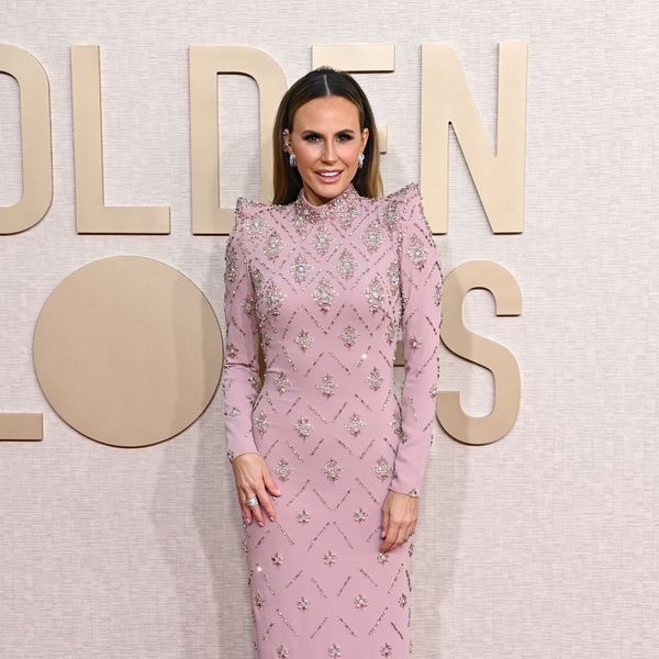 keltie knight on red carpet at 2024 golden globes