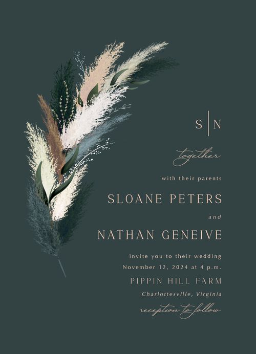minted wedding invitation