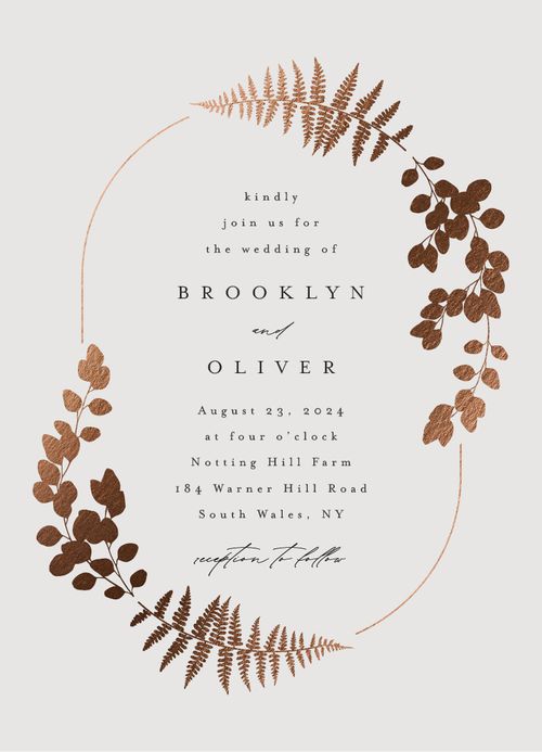 minted wedding invitation