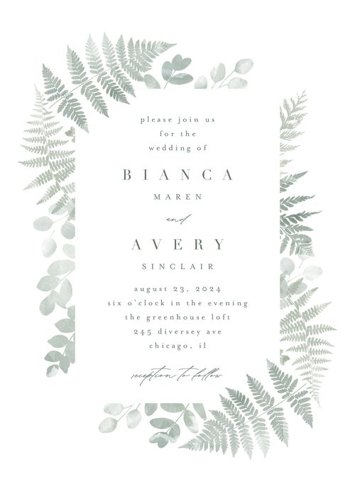 Minted Wedding Invitation
