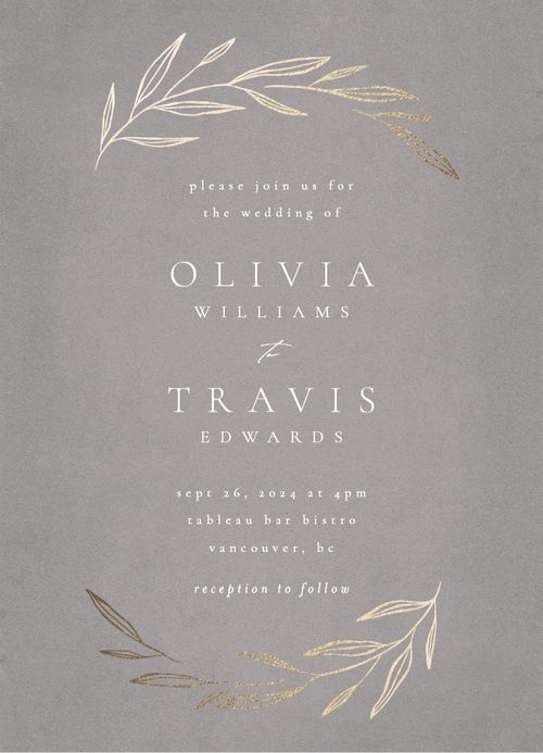 Minted Wedding Invitation