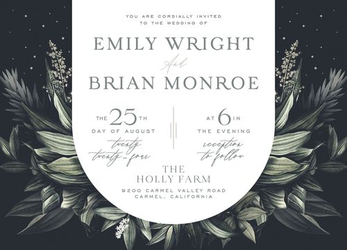 Minted Wedding Invitation