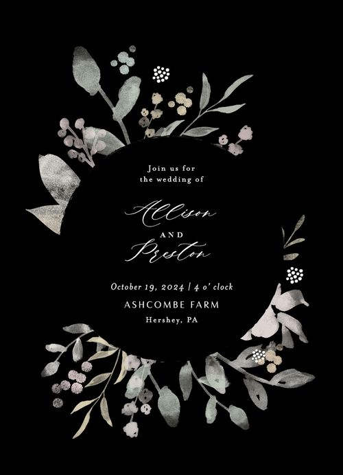 Minted Wedding Invitation