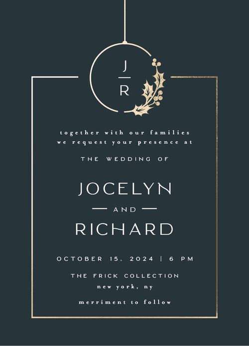 Minted Wedding Invitation