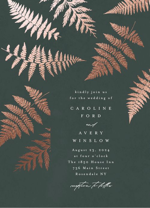 minted wedding invitation