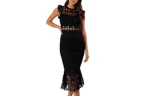 Nordstrom Petal &amp; Pup Lauren Lace Overlay Dress