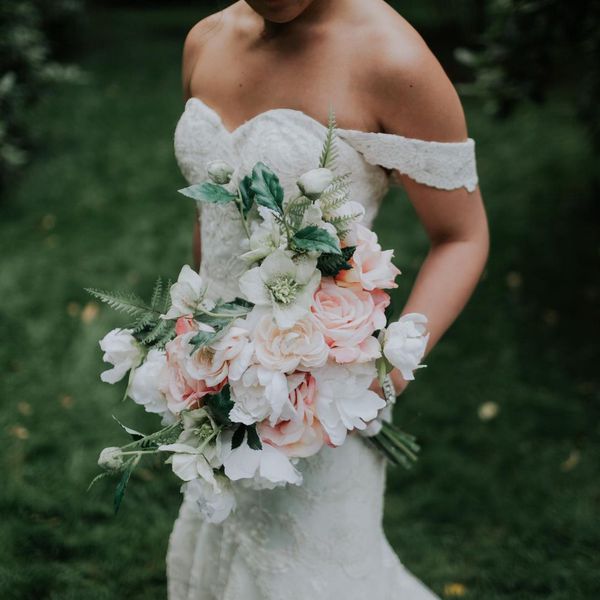 silk flower bouquet