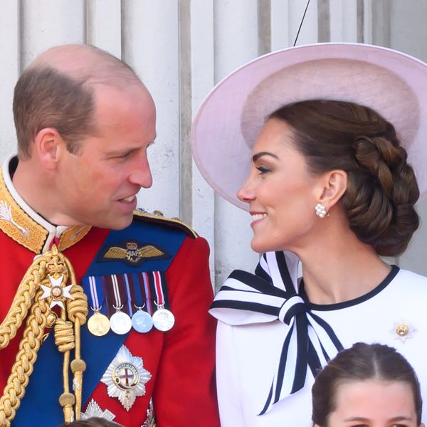 Prince William and Kate Middleton Gazing Into Each Other's Eyes While Standing on Balcony