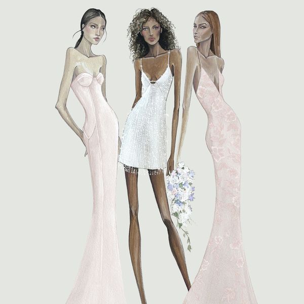 THEIA bridal fashion week fall 2024 sketch