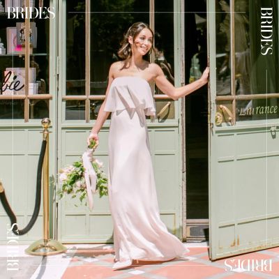 bride at bridal shower