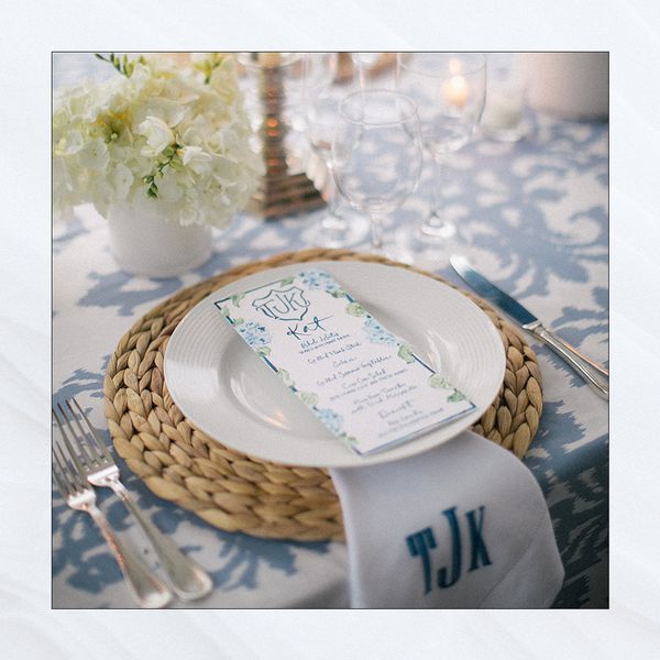 rehearsal dinner menu