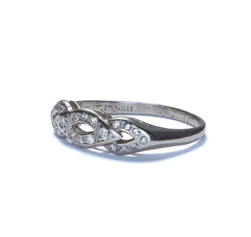 Leigh Jay & Co. Open Work Diamond Band Ring