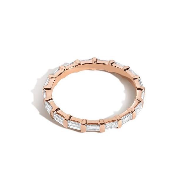 rose gold wedding band