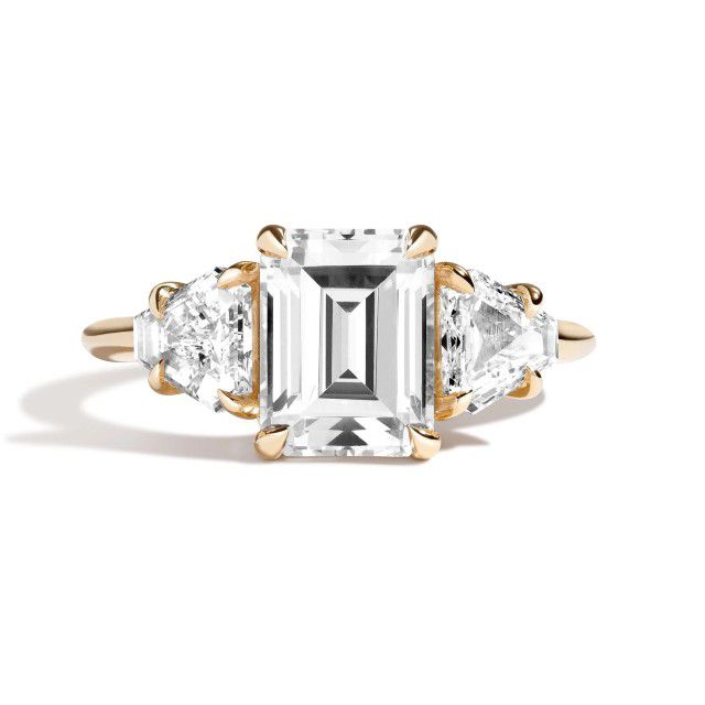 knife edge engagement ring