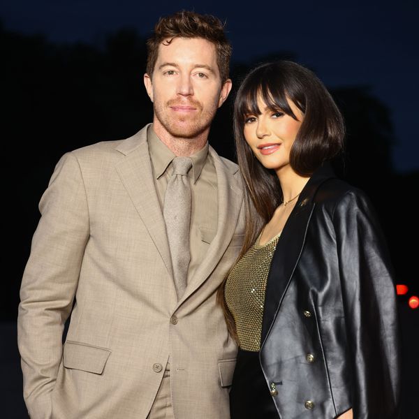 Shaun White and Nina Dobrev at the Olympics