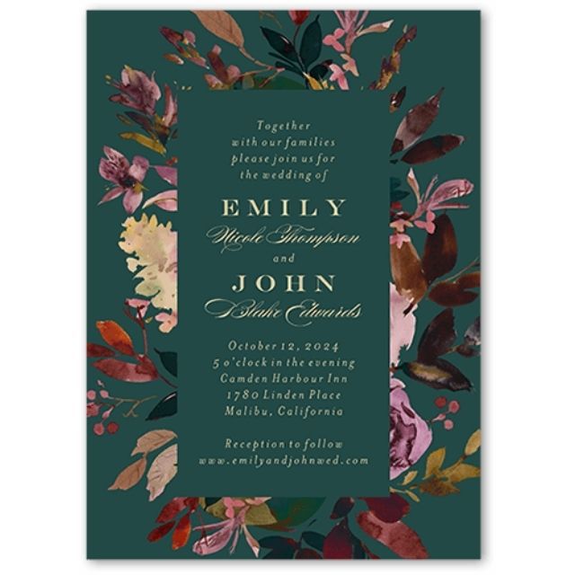 Shutterfly Deeply Beautiful Wedding Invitation
