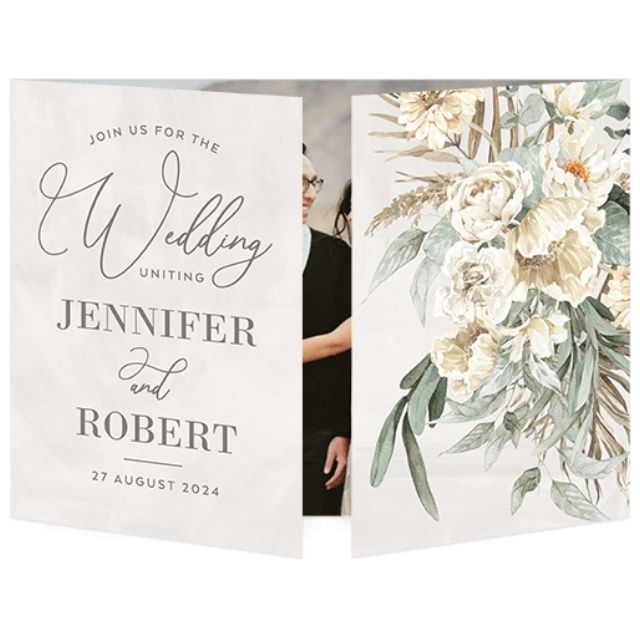 Shutterfly Fresh And Floral Wedding Invitation