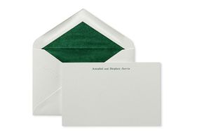 Smythson Kings Correspondence Card with Name