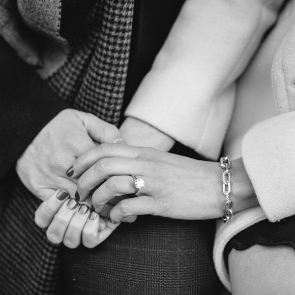 engaged couple