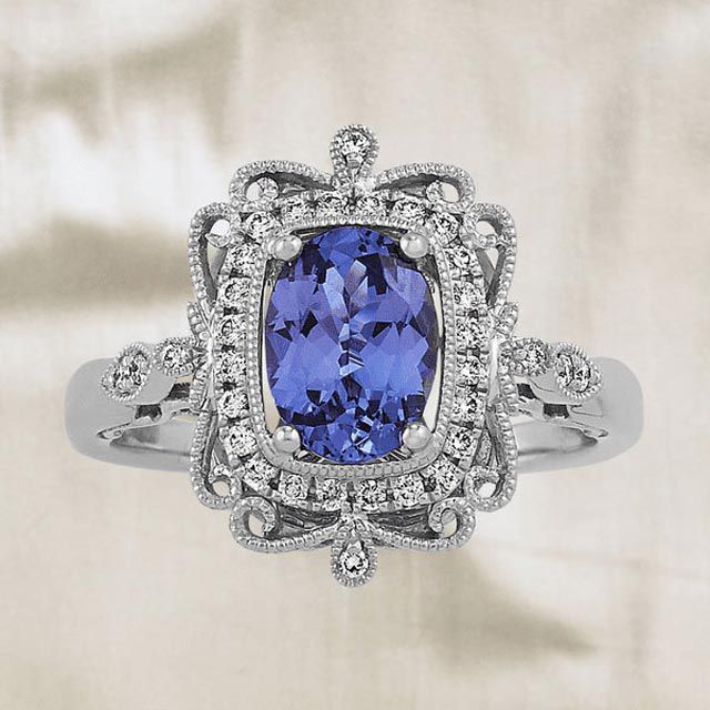 Tanzanite Engagement Rings