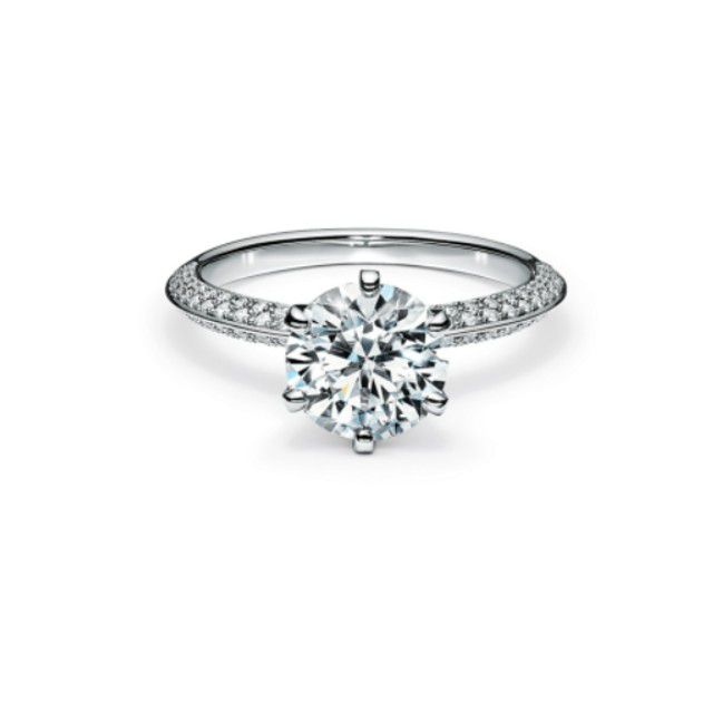 knife edge engagement ring