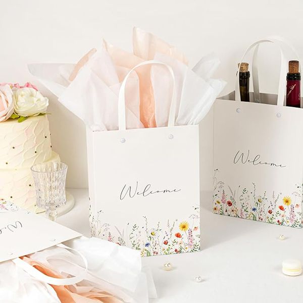Wedding Welcome Bag with Wildflower Designs
