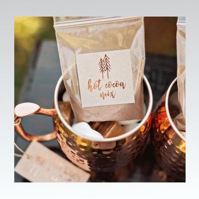 winter wedding favors