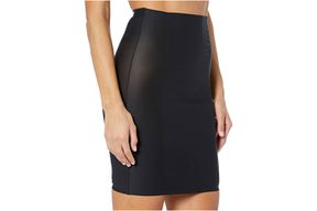 Yummie High-Waist Skirt Slip in Black
