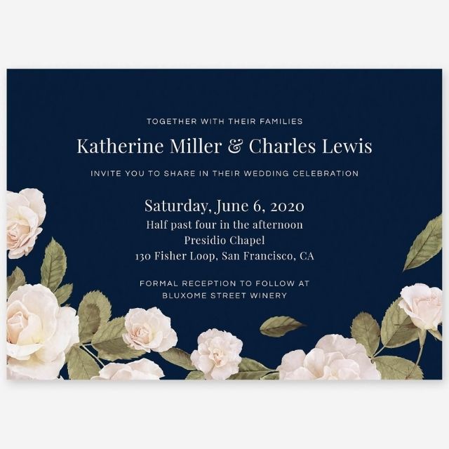 Zola Woads Wedding Invitation