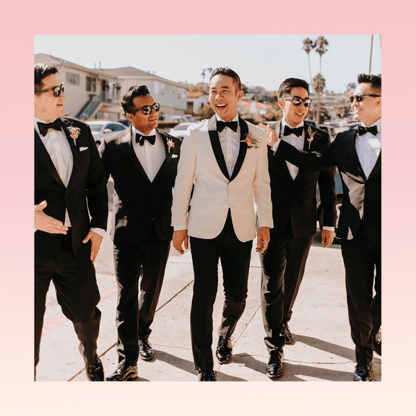 men in tuxes